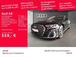 Mythosschwarz metallic/mythoss Gebraucht 2024 Audi A8 Ambiente Limousine | 77.468 € (Etwas zu teuer)