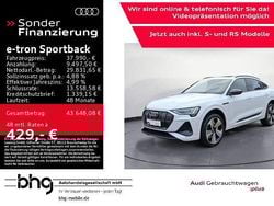 Weiß Gebraucht 2021 Audi e-tron Sportback S-Line SUV | 37.990 € (Guter Preis)