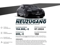 Grau Neu 2024 Mercedes E63 AMG AMG Limousine | 154.900 €