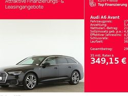 Mythosschwarz metallic Gebraucht 2021 Audi A6 Sport Kombi | 27.420 € (Superpreis)