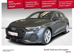 Grau Gebraucht 2024 Audi A3 Sportback S-Line Limousine | 37.780 € (Guter Preis)