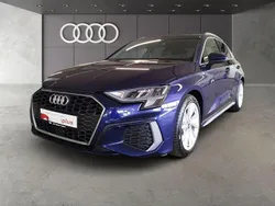 Blau Gebraucht 2024 Audi A3 Sportback S-Line Limousine | 29.050 € (Guter Preis)
