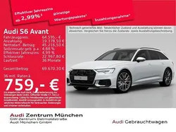 Gletscherweiß metallic Gebraucht 2024 Audi S6 Ambiente Kombi | 64.595 € (Superpreis)