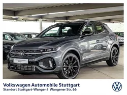 Indiumgrau metallic schwarz Gebraucht 2025 VW T-Roc R-line SUV | 36.830 € (Superpreis)