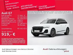 Gletscherweiß metallic Gebraucht 2024 Audi Q7 S-Line SUV | 77.442 € (Fairer Preis)