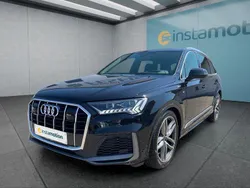 Schwarz Gebraucht 2022 Audi Q7 S-Line SUV | 59.199 €
