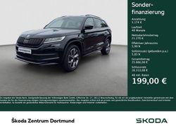 Crystalschwarz metallic Gebraucht 2021 Skoda Kodiaq SportLine SUV | 26.444 € (Superpreis)