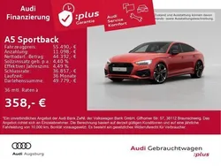 Rot Gebraucht 2024 Audi A5 Sportback S-Line Limousine | 55.490 €