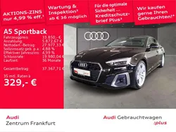 Mythosschwarz metallic Gebraucht 2022 Audi A5 S-Line Coupé | 33.850 € (Guter Preis)