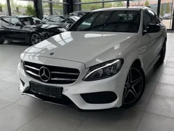 Polarweiss unilack Gebraucht 2017 Mercedes C220 AMG Limousine | 28.990 € (Teuer)
