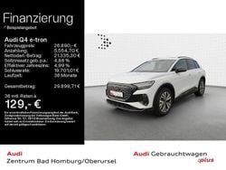 Gletscherweiß metallic Gebraucht 2022 Audi Q4 e-tron S-Line SUV | 26.890 € (Fairer Preis)