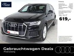 Schwarz Gebraucht 2023 Audi Q7 Ambiente SUV | 71.980 € (Teuer)