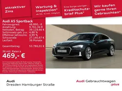Brillantschwarz Gebraucht 2024 Audi A5 Sportback Advanced Plus Limousine | 48.890 €