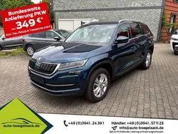 Lavablau metallic Gebraucht 2018 Skoda Kodiaq Style SUV | 19.945 € (Fairer Preis)
