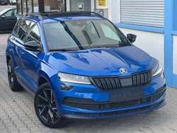 Blau Gebraucht 2021 Skoda Karoq SportLine SUV | 28.480 € (Fairer Preis)