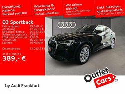Mythosschwarz metallic Gebraucht 2022 Audi Q3 Sportback Performance SUV | 29.850 € (Guter Preis)