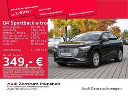 Mythosschwarz metallic Gebraucht 2023 Audi Q4 Sportback e-tron Comfort SUV | 29.488 € (Guter Preis)