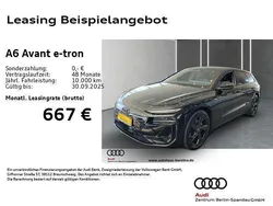 Mythosschwarz metallic Gebraucht 2025 Audi A6 e-tron Ambiente Kombi | 66.137 € (Fairer Preis)