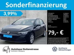 Grenadillschwarz metallic Gebraucht 2024 VW Golf VIII Life Limousine | 21.620 € (Guter Preis)