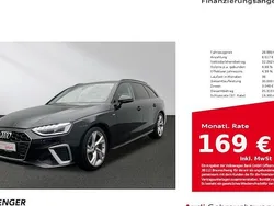 Mythosschwarz metallic Gebraucht 2023 Audi A4 S-Line Kombi | 28.880 € (Superpreis)