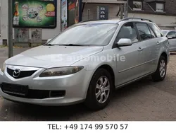 Perlmuttsilber metallic Gebraucht 2006 Mazda 6 Exclusive Kombi | 999 € (Superpreis)
