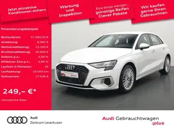 Weiß Gebraucht 2022 Audi A3 Sportback Advanced Limousine | 31.980 € (Fairer Preis)