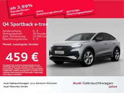 Florettsilber metallic Gebraucht 2024 Audi Q4 Sportback e-tron S-Line SUV | 46.441 €