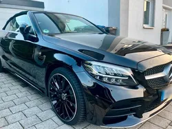 Schwarz Gebraucht 2018 Mercedes C180 AMG line Cabrio | 34.444 € (Teuer)