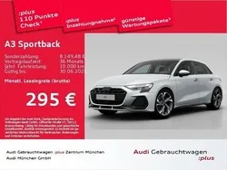 Gletscherweiß metallic Gebraucht 2025 Audi A3 S-Line Limousine | 42.892 €