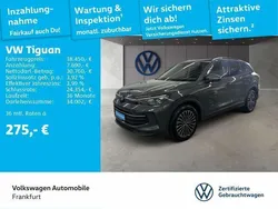 Delfingrau metallic/delfingrau Gebraucht 2024 VW Tiguan Life SUV | 38.450 € (Etwas zu teuer)