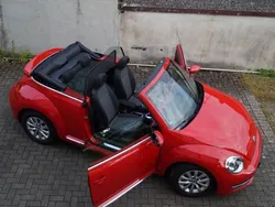 Rot Gebraucht 2016 VW Beetle Design Cabrio | 17.500 € (Fairer Preis)