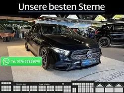 Lack kosmosschwarz Gebraucht 2022 Mercedes A180 AMG line Limousine | 28.660 € (Fairer Preis)