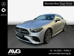 Lack hightechsilber Gebraucht 2023 Mercedes E220 AMG Coupé | 47.990 € (Guter Preis)