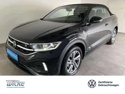 Schwarz Gebraucht 2024 VW T-Roc Cabriolet R-line Cabrio | 34.980 € (Fairer Preis)