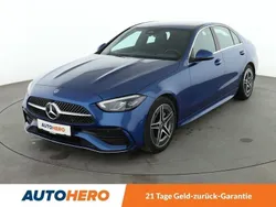Blau Gebraucht 2024 Mercedes C180 AMG line Limousine | 39.270 € (Guter Preis)