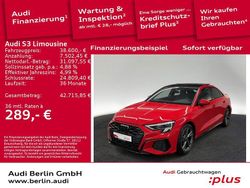 Tangorot metallic Gebraucht 2022 Audi S3 Ambiente Limousine | 38.600 € (Fairer Preis)