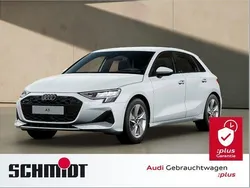 Gletscherweiß metallic Gebraucht 2025 Audi A3 Sportback Advanced Limousine | 34.840 € (Fairer Preis)