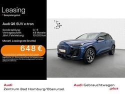 Blau Gebraucht 2025 Audi Q6 e-tron S-Line SUV | 68.490 € (Superpreis)