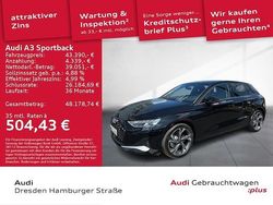 Brillantschwarz Gebraucht 2025 Audi A3 Sportback e-tron Advanced Plus Kleinwagen | 42.350 €