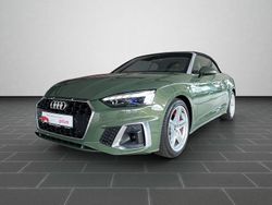 Distriktgrün metallic verdeck schwarz (metallic) Gebraucht 2024 Audi A5 S-Line Cabrio | 49.950 € (Superpreis)