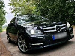 Schwarz Gebraucht 2012 Mercedes C180 AMG line Coupé | 11.200 €