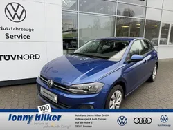 Reef blue metallic Gebraucht 2021 VW Polo Comfortline Limousine | 15.990 € (Fairer Preis)