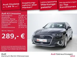 Mythosschwarz metallic Gebraucht 2022 Audi A3 Advanced Limousine | 24.389 € (Fairer Preis)