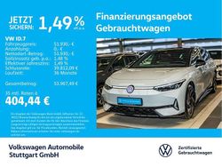 Gletscherweiß metallic/schwarz Gebraucht 2025 VW ID.7 Limousine | 51.930 €