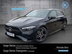 Lack kosmosschwarz Gebraucht 2025 Mercedes A200 AMG line Limousine | 39.450 € (Teuer)