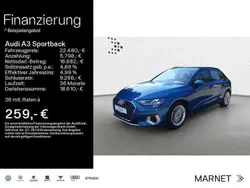 Atollblau metallic Gebraucht 2021 Audi A3 Ambiente Limousine | 22.480 € (Fairer Preis)