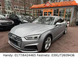 Silber Gebraucht 2018 Audi A5 Sportback S-Line Limousine | 26.990 € (Guter Preis)