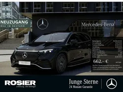 Schwarz / obsidianschwarz Gebraucht 2024 Mercedes EQS450+ AMG SUV | 90.400 € (Fairer Preis)