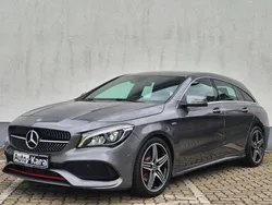 Mountaingrau metallic (metallic) Gebraucht 2018 Mercedes CLA250 Shooting Brake AMG Kombi | 23.990 € (Superpreis)