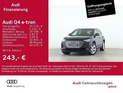 Mythosschwarz metallic Gebraucht 2022 Audi Q4 e-tron Basis SUV | 25.710 € (Fairer Preis)